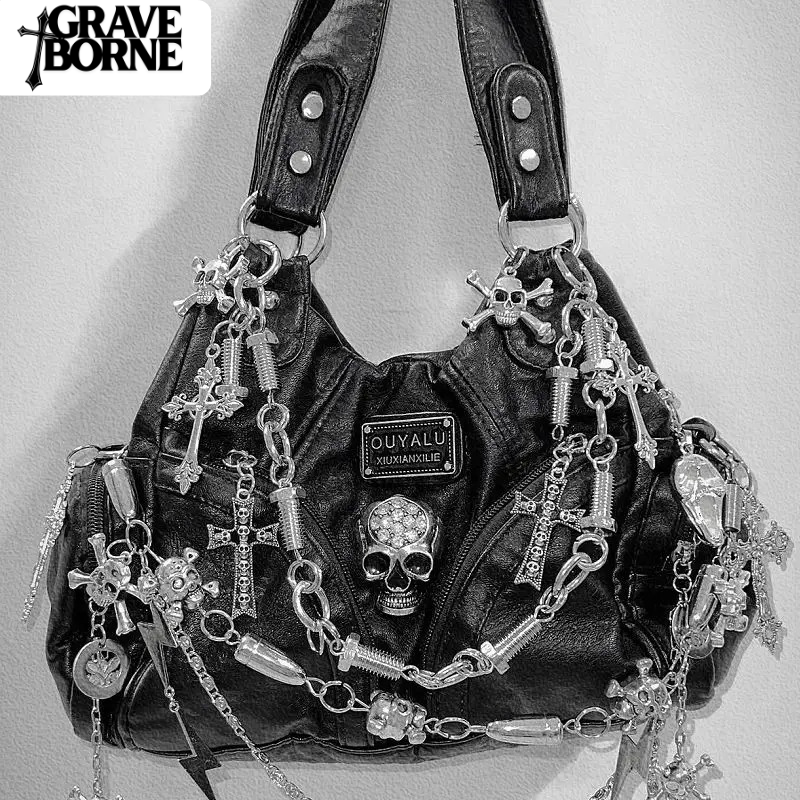 Leather Goth Bag