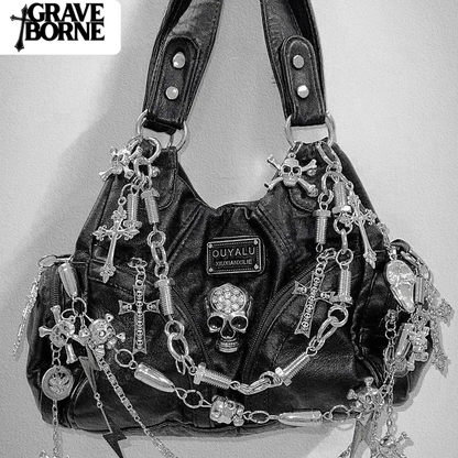 Leather Goth Bag