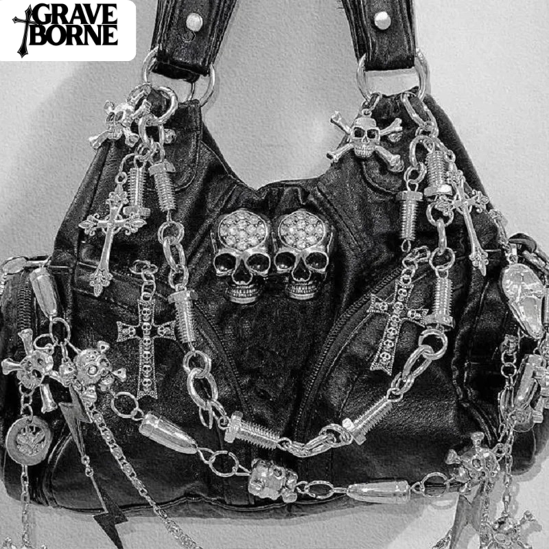 Leather Goth Bag
