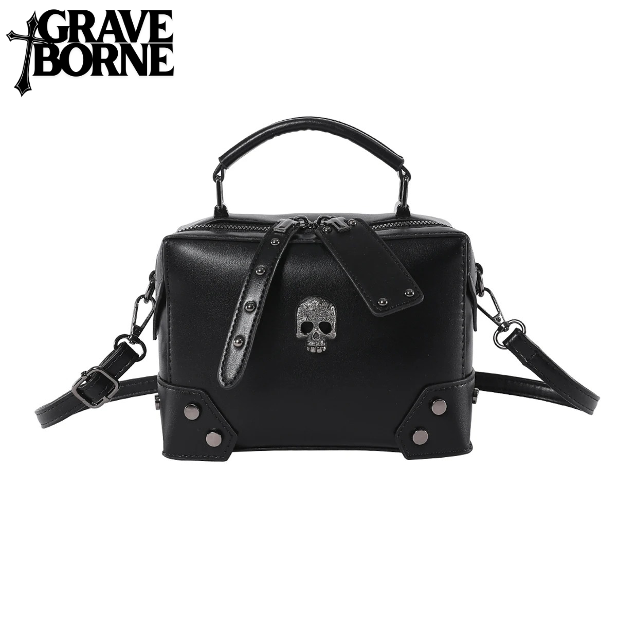 Mini Leather Box Bag